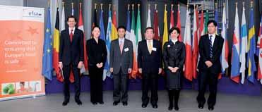 II. IMPEGNATI NELLA SICUREZZA DEGLI ALIMENTI IN EUROPA Visita della delegazione giapponese all EFSA, dicembre 2009 4.
