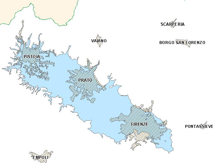 stratigrafiche del sistema acquifero (copertura, acquifero, substrato) e in particolare particolare sviluppata la parte idrogeologica di dettaglio Viene inoltre