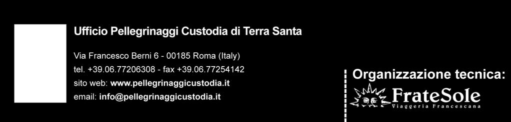 Terra Santa i luoghi della Misericordia Un Anno Santo Straordinario, per vivere nella vita di ogni giorno la misericordia che da sempre il Padre estende verso di noi.