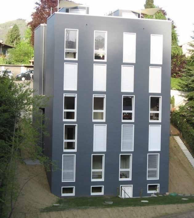 L'edificio multipiano di legno Ieri come oggi?