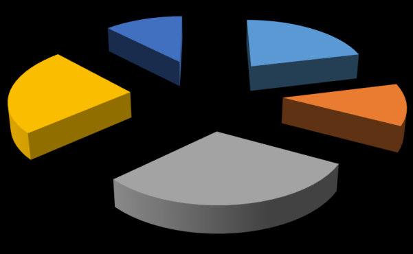 La situazione in Italia: Denunce di malattie professionali: per aree geografiche anno di protocollo 2015 Sud