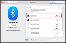 Quando si accende il diffusore, questo prova a stabilire una connessione BLUETOOTH con l'ultimo dispositivo BLUETOOTH che era stato collegato.