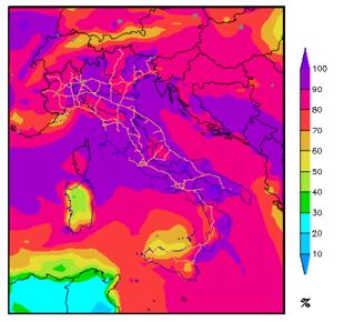 vento UmiditÃ relativa Temperatura a 2m dal suolo Situazione: Giovedì, ecco Big Snow al Nord: neve diusa su