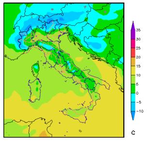 Precipitazioni possibili al Nordest, sulle regioni adriatiche e al Sud.