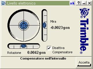 OPERAZIONI PRELIMINARI Subito dopo l accensione lo strumento visualizzerà lo stato del livello elettronico.