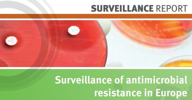 EARS-Net: dati di antibioticoresistenza 2016 provenienti da isolamenti di infezioni