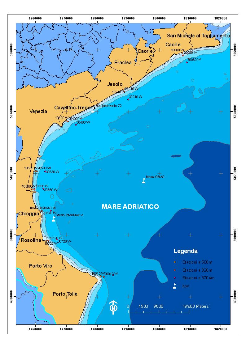 SERVIZIO ACQUE MARINO COSTIERE OSSERVATORIO ALTO ADRIATICO POLO REGIONALE VENETO Copertura: regionale Periodicità: annuale www. arpa.veneto.