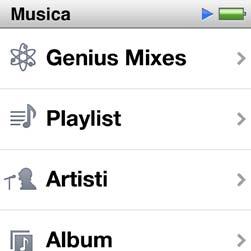 Musica e altri tipi di audio 5 Riprodurre musica Con ipod nano cercare e ascoltare brani è semplice.