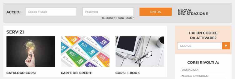 Per confermare, selezionare Associa direttamente dal menu personale in alto 5. Potrai associare i corsi fino all esaurimento dei crediti a tua disposizione 6.