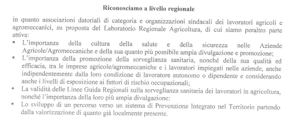 migliorare la sorveglianza sanitaria