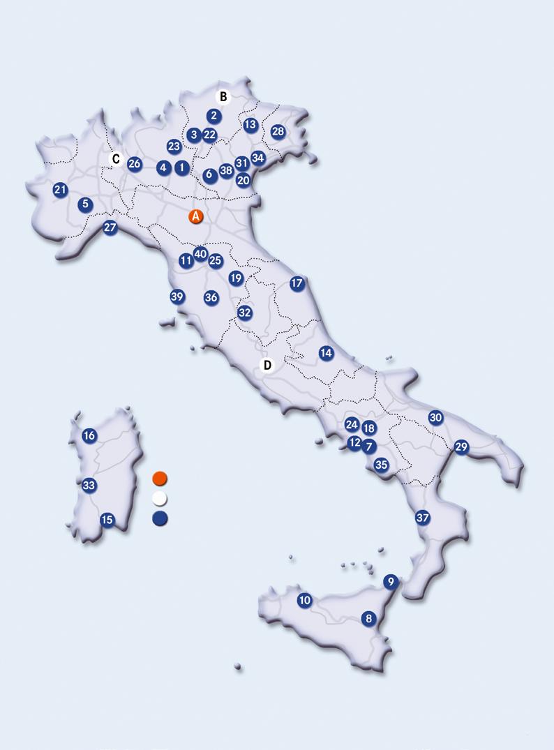 La Rete assistenza EvoBus in Italia.