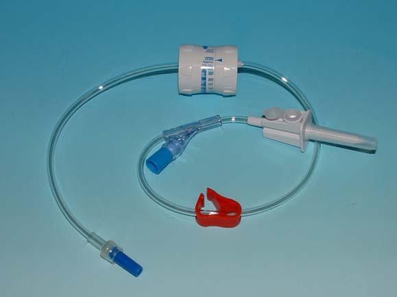 FLYLINE SISTEMI DI INFUSIONE VARI FLYLINE DIFFERENT INFUSION SYSTEMS SET IN POLIURETANO CON REGOLATORE DI FLUSSO (POLYURETHANE SET WITH FLOW REGULATOR) Set in poliuretano con