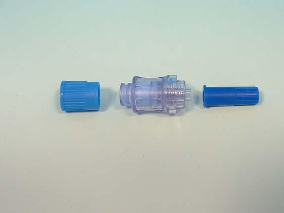 Two ways perforator with filter of 0,2 µ and on line filter 15 µ, for single dose. Available also in the version with and without needle free vascular access.