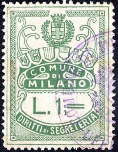 1 su C. 25 bruno 426 L. 50 su C. 80 arancio 1931/< Carta bianca, liscia.