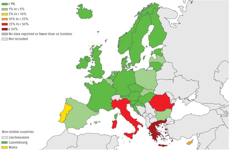 Klebsiella pneumoniae: resistenza ai