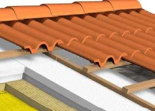 Consigliabile accoppiamento di pannelli dotati di alta inerzia termica (es. lana di legno, sughero, ) per ottenere un adeguato sfasamento termico con pannelli più «leggeri» (es.