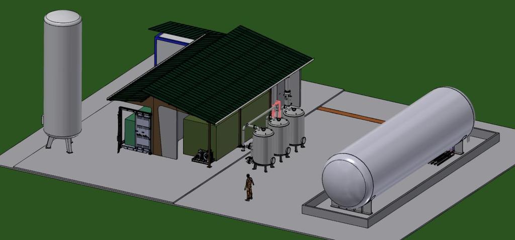 L impianto da noi proposto permette: - Recupero di CO2 liquida per ridurre l impatto ambientale -