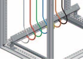 Spacial SF/SM Accessori Fissaggio e distribuzione cavi Supporto per l'ancoraggio dei cavi Permette di fissare in modo semplice e rapido qualsiasi cavo in uscita o in entrata.