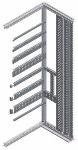 Spacial SF/SM Accessori Traverse Esempi di assemblaggio Negli armadi Spacial SF e Spacial SM è possibile creare un fissaggio in qualsiasi punto