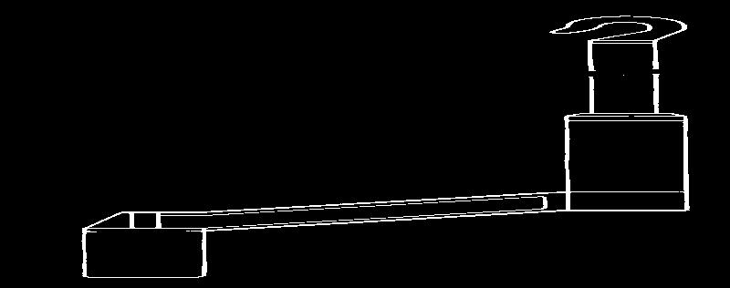 DI CAPITOLATO: Attuatore manuale telescopico con movimento a stelo rigido. Corpo in ottone trattato, supporti in alluminio colore naturale. Completo di parti di fissaggio.