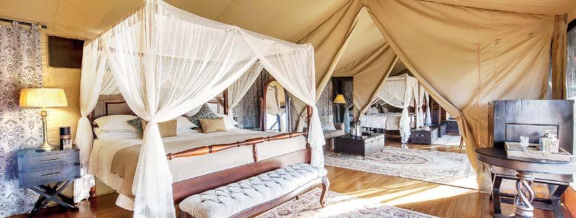 Situato su un sito pittoresco e appartato, all interno della Riserva del Masai Mara, il Sand River Camp vuole ricordare l atmosfera