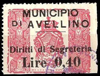 500 arancio 1951/< Carta bianca, liscia.