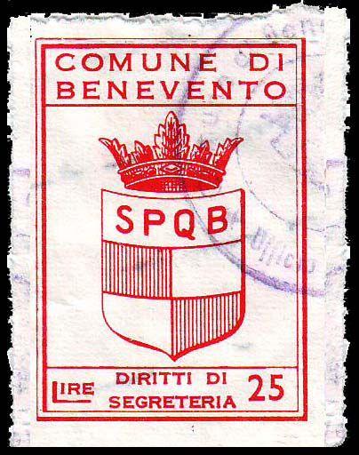 Benevento 1971/< Stesso tipo precedente, dentellato a