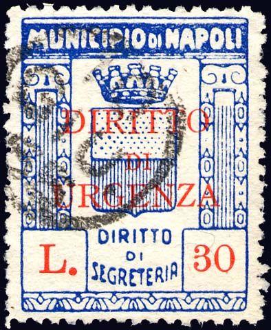 romano. 16 L. 15 azzurro, rosso 17 L.