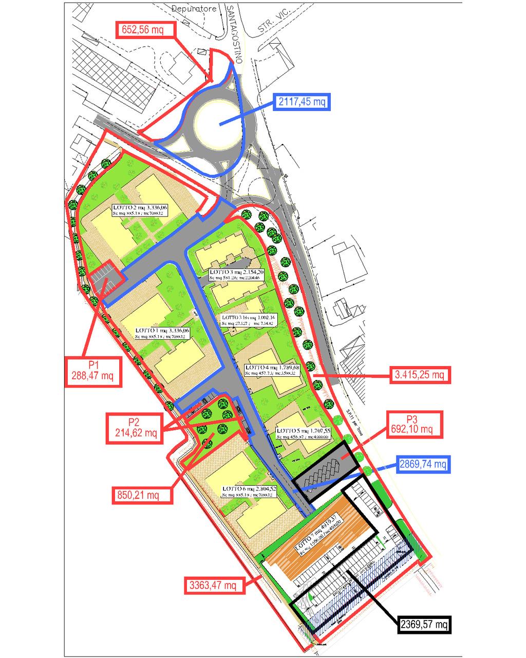 Area 2a - Cascina Doria Parte Seconda AZIONI DI ACCOMPAGNAMENTO Superf icie comparto:mq 33.