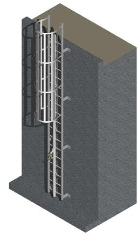 SICURSCALE è prodotta interamente in alluminio per assicurare un elevata