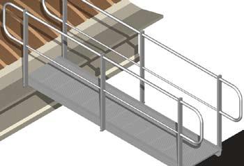 Con le passerelle autoportanti SICURGUARD Walk è possibile stabilire direttamente sul luogo gli interassi di appoggio.