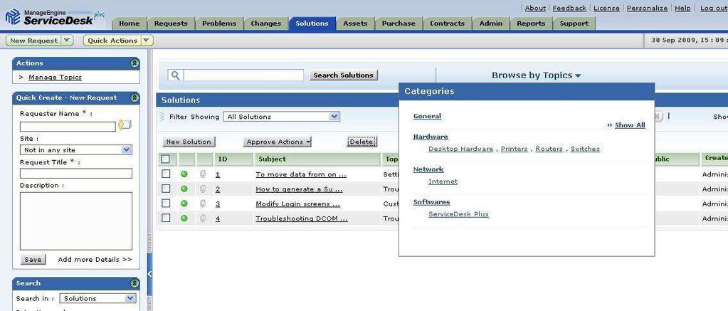 Gestione operativa e supporto Knowledge