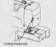 (Per la cucitura zig-zag, regolate la tensione superiore fra 1 e 3). Cucitura a braccio libero 1. La cucitura a braccio libero è utile per cucire maniche, pantaloni, ecc. 2.
