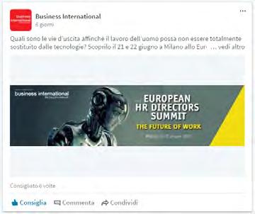 OPPORTUNITA DI COMUNICAZIONE INTEGRATA La promozione dell evento viene effettuata sul target qualificato di