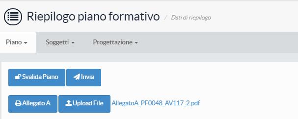 l invio nel messaggio proposto dalla procedura.