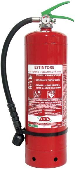 1 Estintori Idrici Sealfire S AFFF TOP QUALITY - EN 3.7 Caratteristiche speciali, componenti, design e prestazioni massime.