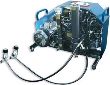 COBRA 98060 caratteristiche tecniche Compressori per autorespiratori fino a 300 bar da 80 a 215 ltm COBRA Compressori ad alta pressione per aria respirabile.