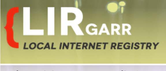 Indirizzi IP (IPv4 e IPv6) Il servizio GARR LIR lir@garr.