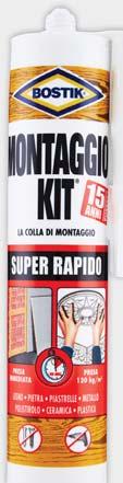 Montaggio Kit Super Rapido tubo 250gr Bostik Montaggio