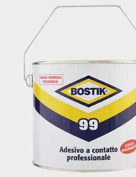 Bostik 99 latta 3750ml 4 BOSTIK 5242/C Adesivo a contatto universale per alte prestazioni con eccezionale resistenza alle temperature (fino a 5 ).