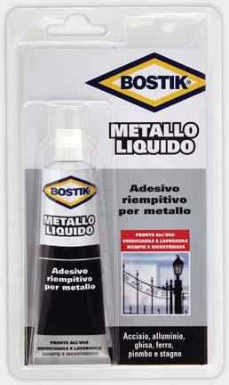 adesivi per il fai da te BOSTIK METALLO LIQUIDO Adesivo riempitivo pronto all uso.