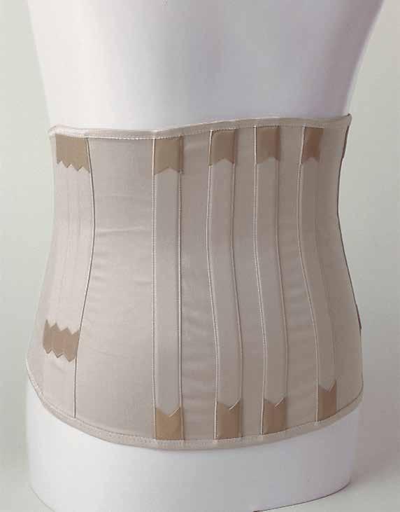 Vittorio/32 CORSETTO SEMIRIGIDO TORACO-LOMBO-SACRALE UOMO Artrosi dorso lombare, Ernia del disco dorso lombare, Spondilolistesi, Decorso post-operatorio, Decorso post-traumatico ALTEZZE retro cm 32