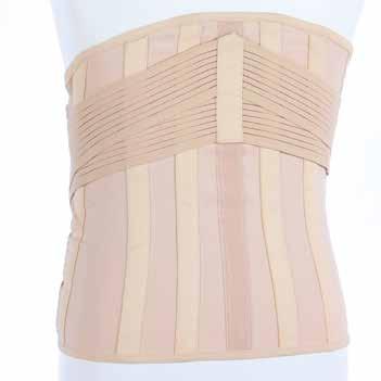 Summer/DL/40 CORSETTO SEMIRIGIDO TORACO-LOMBARE Artrosi dorso lombare, Dorsolombalgia, Ernia del disco dorso lombare, Decorso post operatorio, Osteoporosi ALTEZZE retro cm 40 e davanti cm 21.