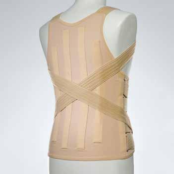 Summer/50 CORSETTO SEMIRIGIDO TORACO- LOMBO-SACRALE CON SPALLACCI Osteoporosi, Cedimenti vertebrali, Artrosi dorso-lombare, Dorsolombalgia, Traumi dorso lombari, Ernia del disco dorso lombare ALTEZZE