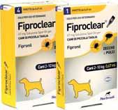 FIPROCLEAR CANE PIPETTE SPOT-ON A base di Fipronil è un insetticida ad ampio spettro che non irrita e non è aggressivo