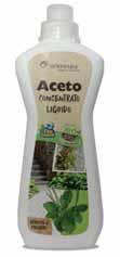 ERBACCE E MALERBE ACETO LIQUIDO CORROBORANTE Prodotto ottenuto esclusivamente dalla fermentazione acetica di produzioni agricole (uva, frutta, ecc.