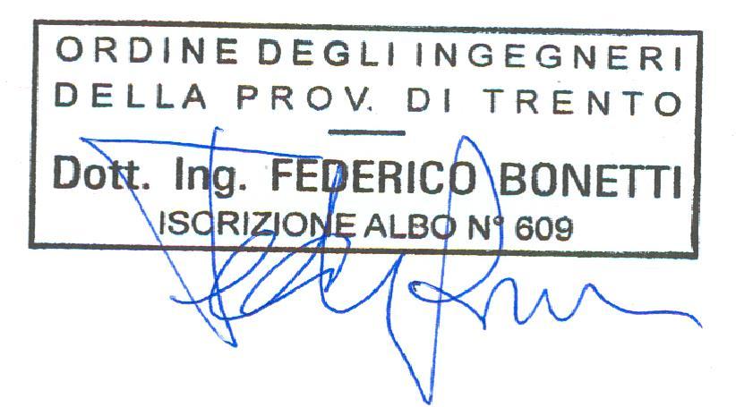 Trento, 28 febbraio 2018.- dr. ing. Federico BONETTI ing.