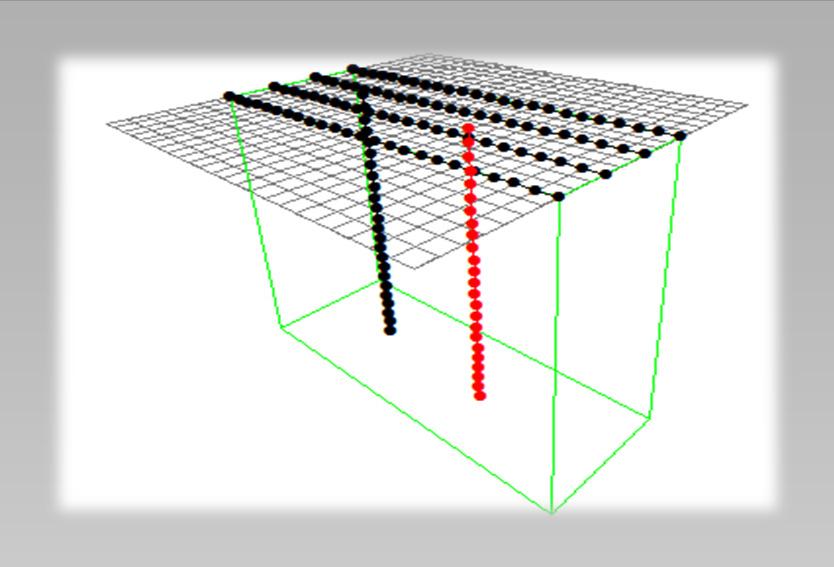 Generatore di sequenze bidimensionali e tridimensionali per configurazioni elettrodiche superficiali, in foro o miste