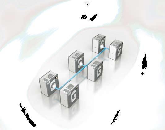 Sistema integrato di controllo dei compressori opzionale Con una semplice licenza è possibile installare il sistema integrato di controllo dei compressori opzionale e avere a disposizione un comando