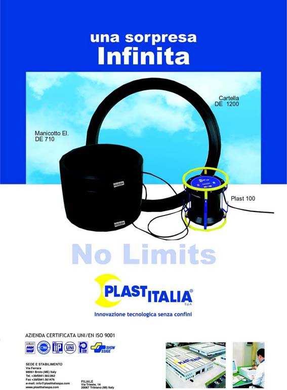 PLASTITALIA S.p.A Una vasta gamma di raccordi per saldatura di testa, stampati dal De 25 al De 1.